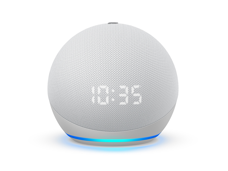 Echo Dot with clock