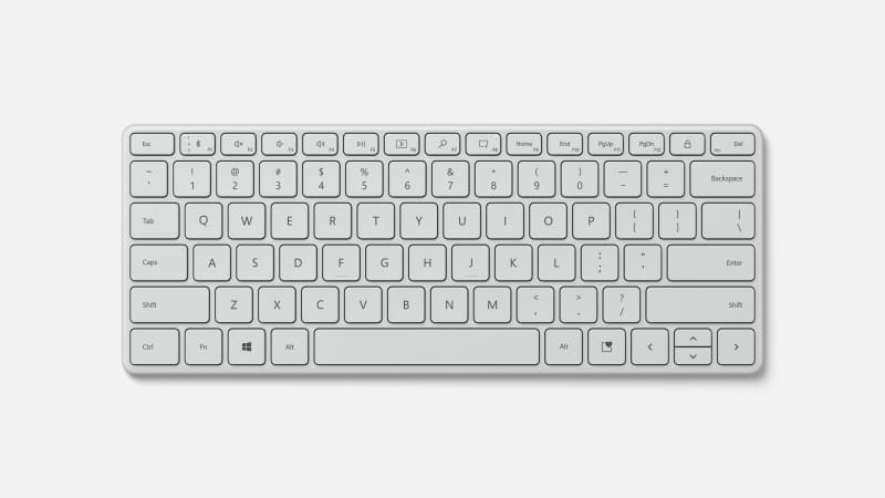 Microsoft Designer Compact Keyboardのホワイトモデル