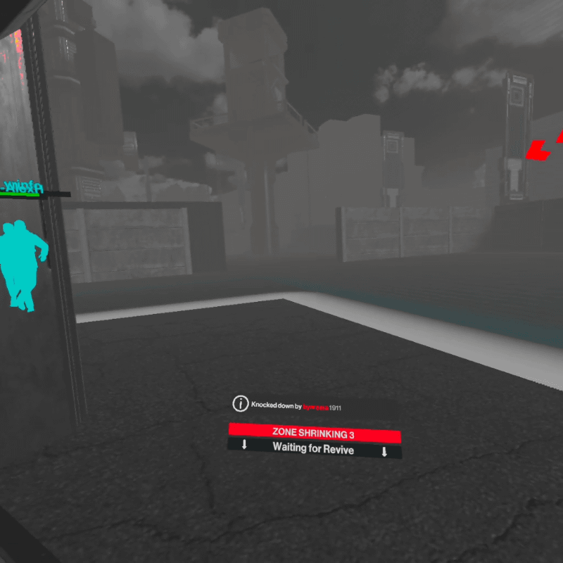 自キャラが死亡するとグラフィックがモノクロに変わる