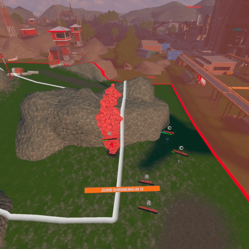 上空からその後の戦いを見物できる。生き残ったプレイヤーたちの立ち回り方を今後の参考にできるわけだ。なお今回は一度も見られなかったが、補給物資が空から落ちてくるようだ