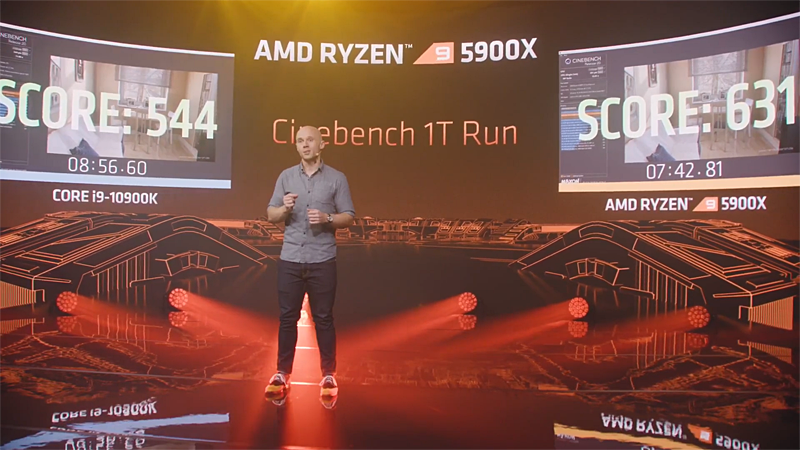 シングルスレッド性能で確実にIntelを超えた。なお、この性能に関するパートの説明を担当したのはDirector of Technical MarketingのRobert Hallock氏