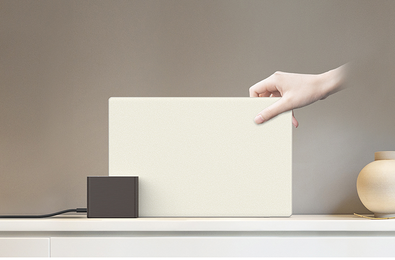 付属の充電スタンドで立てておき、思い立ったときにすぐ利用できる