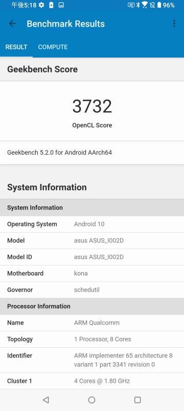Geekbench 5.1.1