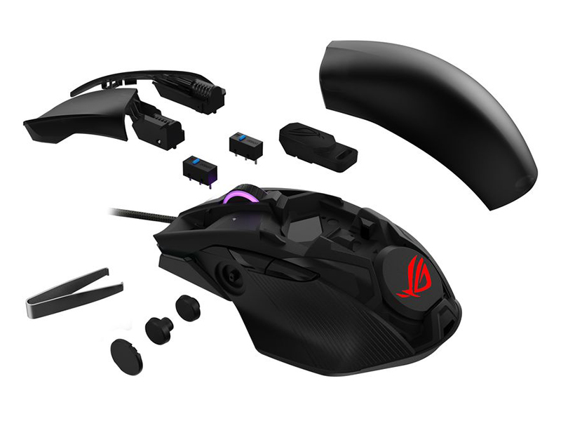 ボタン部や本体カバーはマグネット式