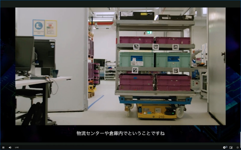 物流センターや工場でも活用される