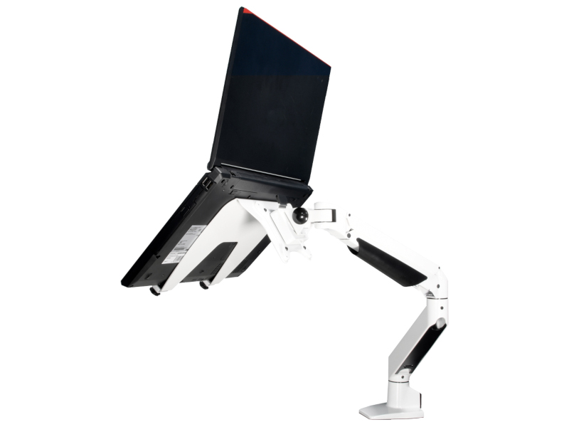 モニターアーム専用ノートパソコンプレート ホワイト※アームは別売