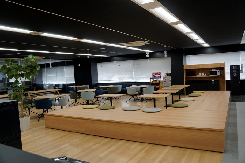 一風変わったスペースも確保し、コミュニティスペースとして機能する