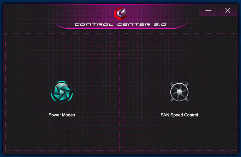 プリインストールされているパフォーマンス設定ユーティリティ「Control Center」