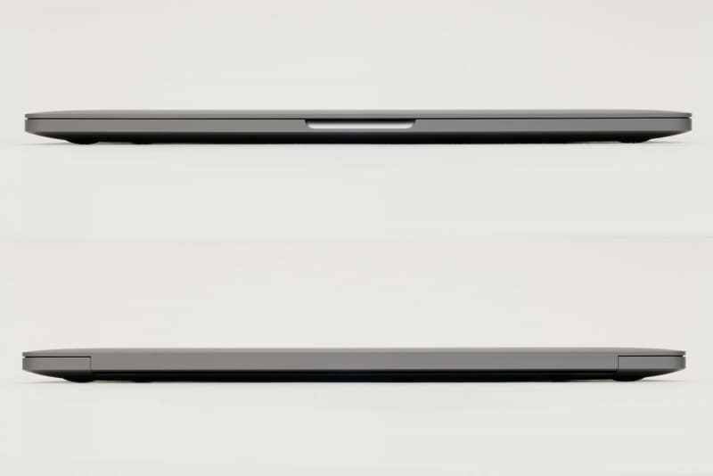 本体前面と本体背面