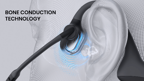 耳穴を塞がない「骨伝導」