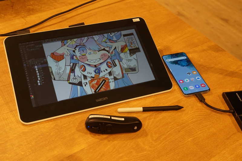 AndroidスマホをWacom Oneに接続して利用することも