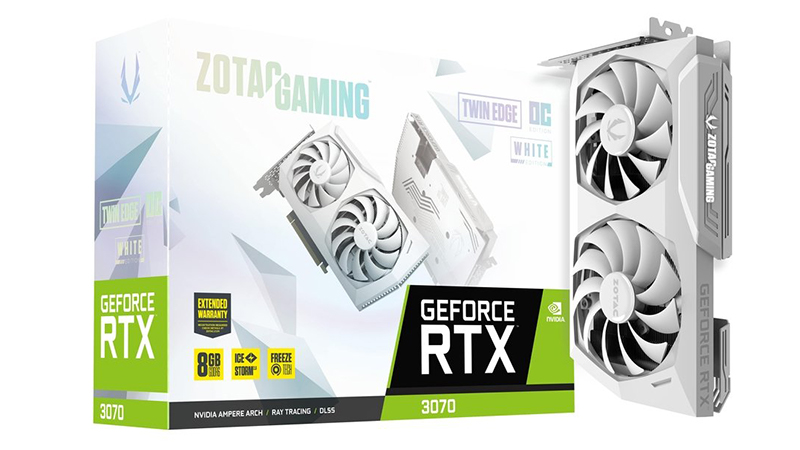 ZOTAC GAMING GeForce RTX 3070 Twin Edge OC White Edition