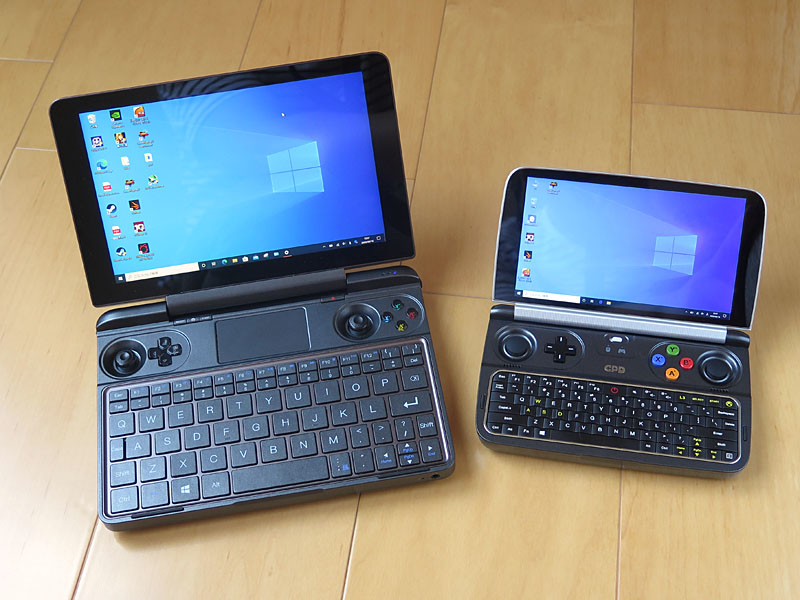 WIN 3の兄弟機という位置づけのWIN Max(左)と、先代にあたるWIN 2(右)