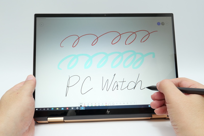 ペンの描き味は滑らかで、クリエイティブ用途にも十分対応できそうだ