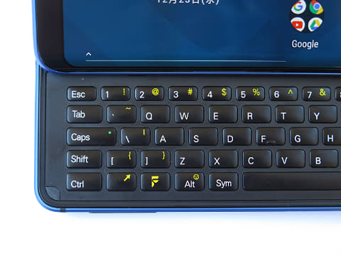 レビュー】容量倍増の物理キーボードつきAndroidスマホ「F(x)tec Pro1