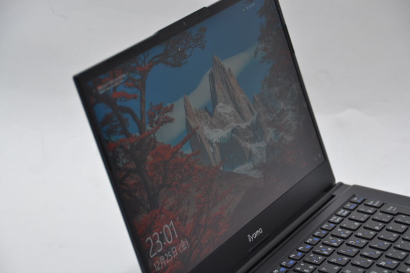 視野角も良好だ