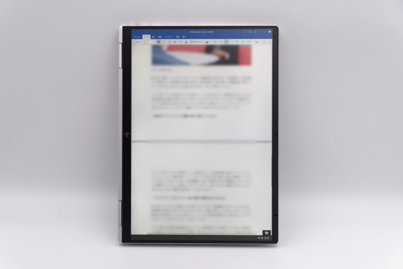 AndroidアプリのWordで、パソコンで作成したWord文書を読み込んだ。凝った内容でもなかったので、当然問題なし