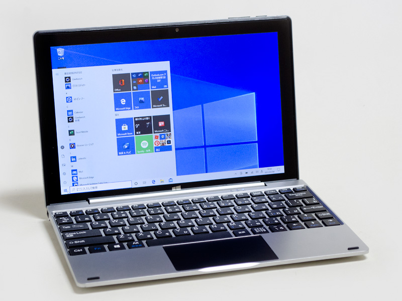 ジブン専用PC&タブレット U1C(型番: DA-T118-SR)。1万9,800円(税別)