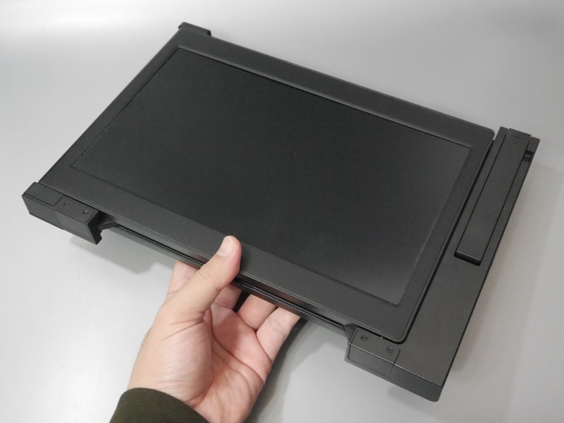 折りたたんだ状態からセット開始