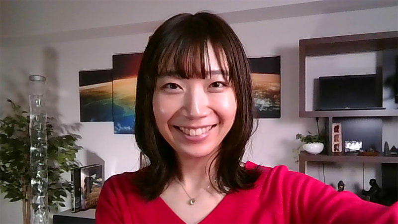 同じ環境でmouse X4-i7-Eの内蔵Webカメラを使って撮影した画像。解像度がC922nのフルHDよりひとまわり低い1,280×720ドットなので、ちょっと荒い映像となるものの、適切な設定により、ビデオ会議などには十分な品質を得られる