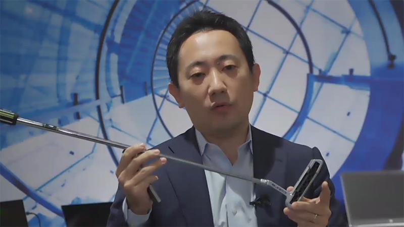 現在開発中の3Dプリンタ「HP Metal Jet」で作られたゴルフ用のパター