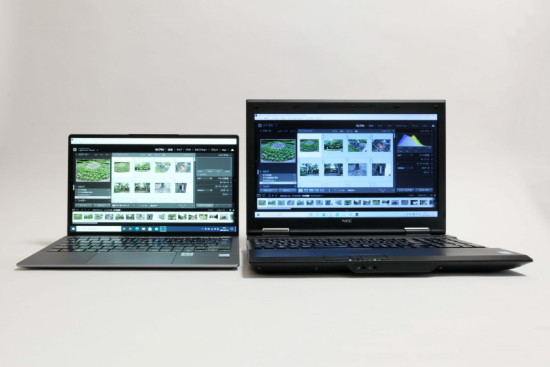 実作業で、「THIRDWAVE F-14IC」と、アップグレード前後の「NEC VersaPro VK25」の性能をチェック