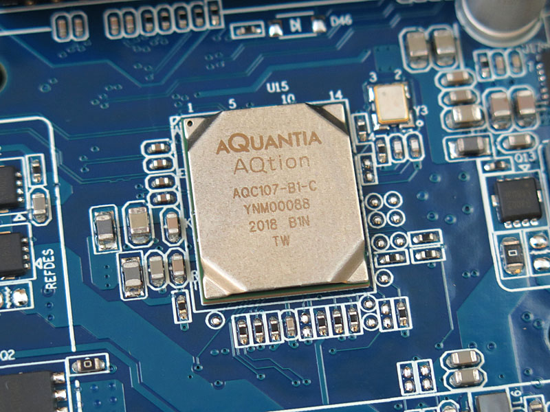 Aquantiaの10GbEコントローラ「AQC107」