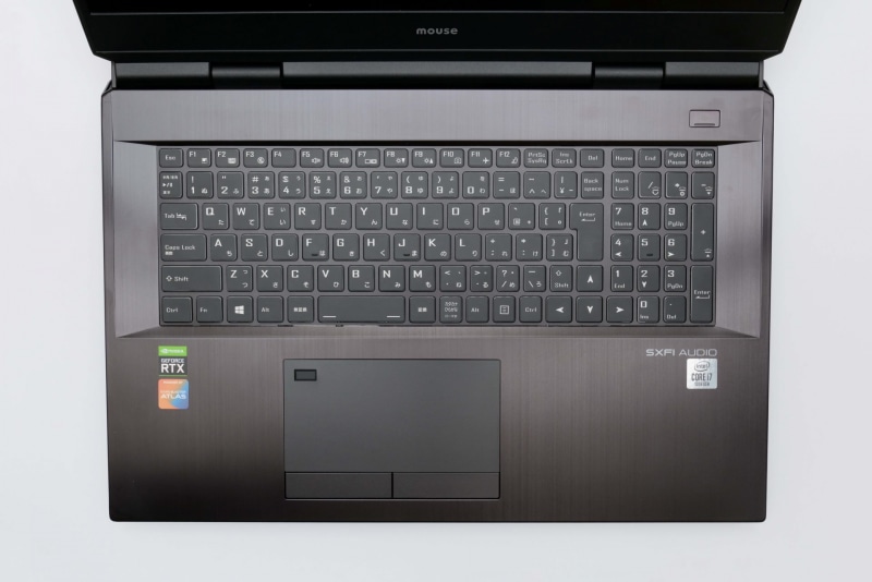 キーボードは107キーの日本語仕様