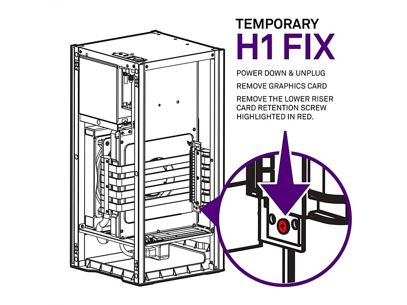 H1の問題箇所と暫定対処法(ネジを外す)