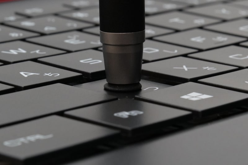 キーストロークは約1.4mm