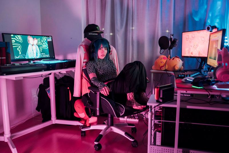 yunocyさんの配信環境周り※こちらの写真は事前に撮影されたもの