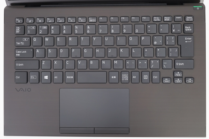 VAIO Zのキーボード