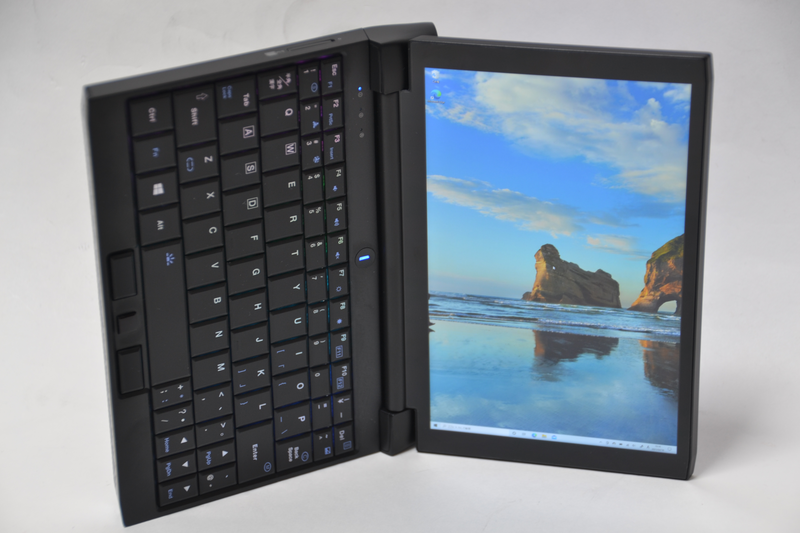 本体の傾きに合わせて画面が回転する