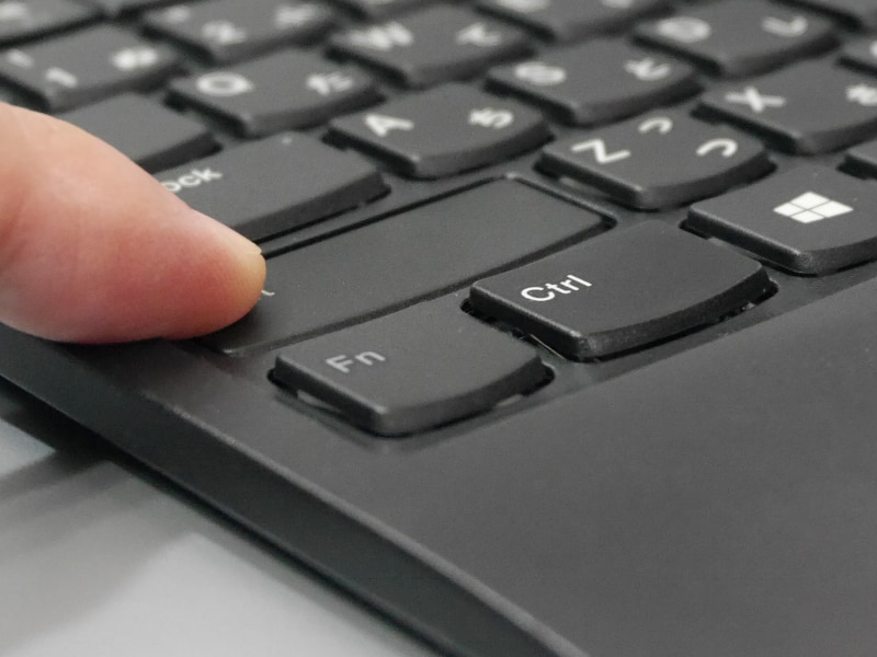 アイソレーションキーを採用。ストロークの深さはThinkPad本体のキーボードと同等だ