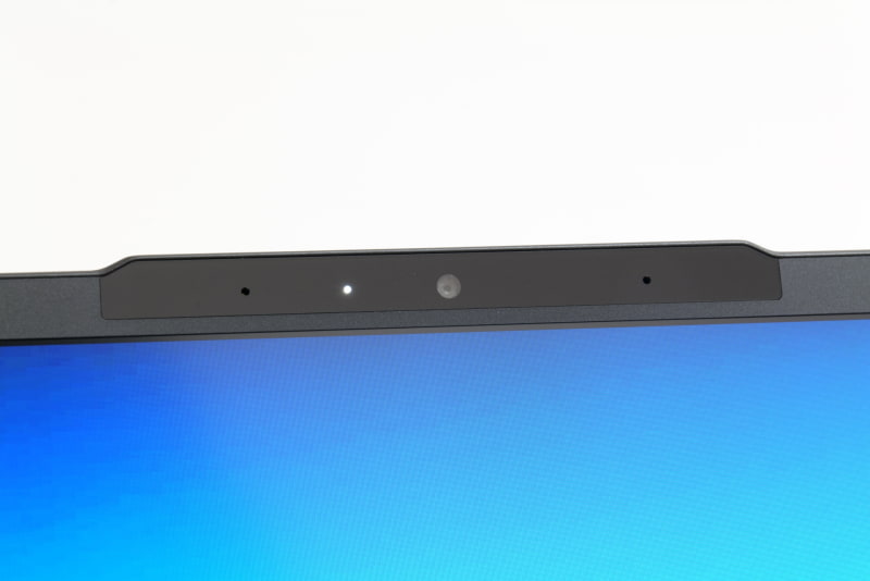 100万画素Webカメラ使用時はステータスLEDが点灯する