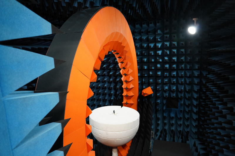 VAIO ZがテストされたVAIOの電波暗室。元々はWi-Fiや4G/LTEなど用だったが、5G用にアップグレードされている