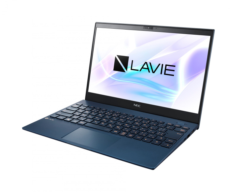 <a href="https://www.nec-lavie.jp/products/pm/" class="n" target="_blank">製品ページのURL</a><br>価格: 19万4,800円(税別)前後~●CPU: Core i5-1135G7/i7-1165G7●ディスプレイ: 13.3型1,920×1,080ドット液晶●サイズ: 307.2×216×16.7~16.9mm●重量: 約889g~972g●バッテリ駆動時間: 約20~24時間●メモリ: 8GB/16GB●ストレージ: 512GB PCIe SSD●OS: Windows 10 Home●インターフェイス: USB 3.1×2(うち1基Type-C)、USB 3.0 Type-C(USB PD/DisplayPort Alt Mode対応)、Wi-Fi 6、Bluetooth 5、HDMI、約92万画素Webカメラ(顔認証対応)、WWAN(一部モデルのみ)、microSD、音声入出力など