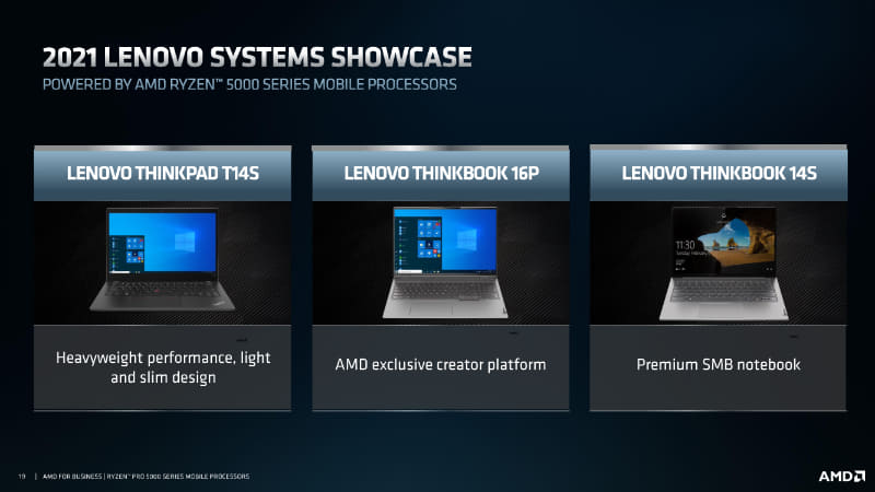 Lenovoから発売される3モデル