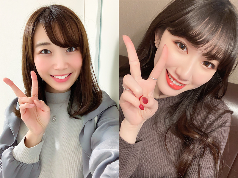 奥村茉実さん(左)と黒田瑞貴さん(右)