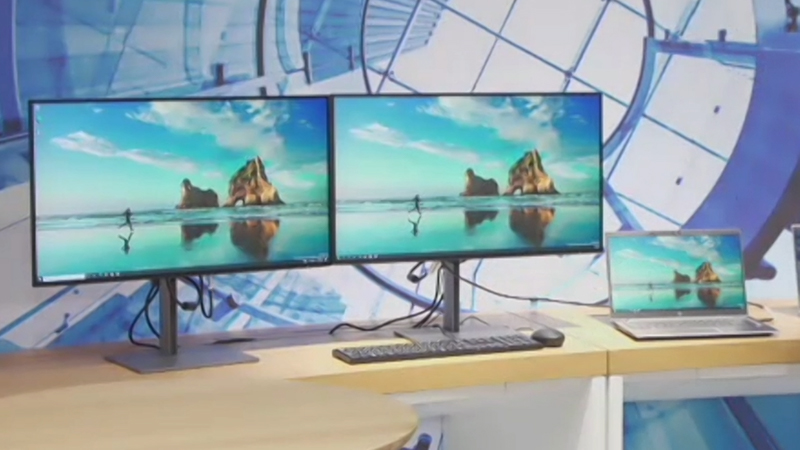 ZBook Firefly G8とZ Display G3シリーズによるデイジーチェーンを活用したデュアルディスプレイ構成