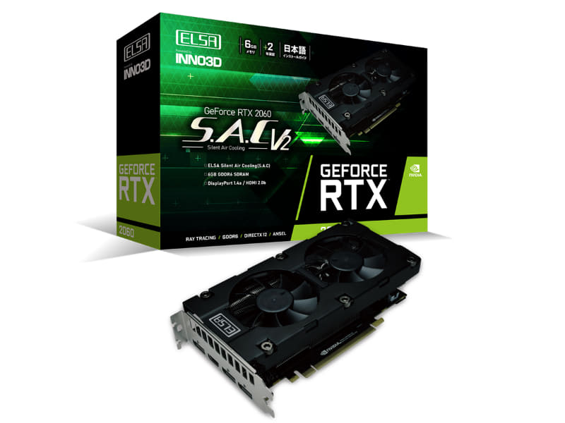 ELSA GeForce RTX 2060 S.A.C V2