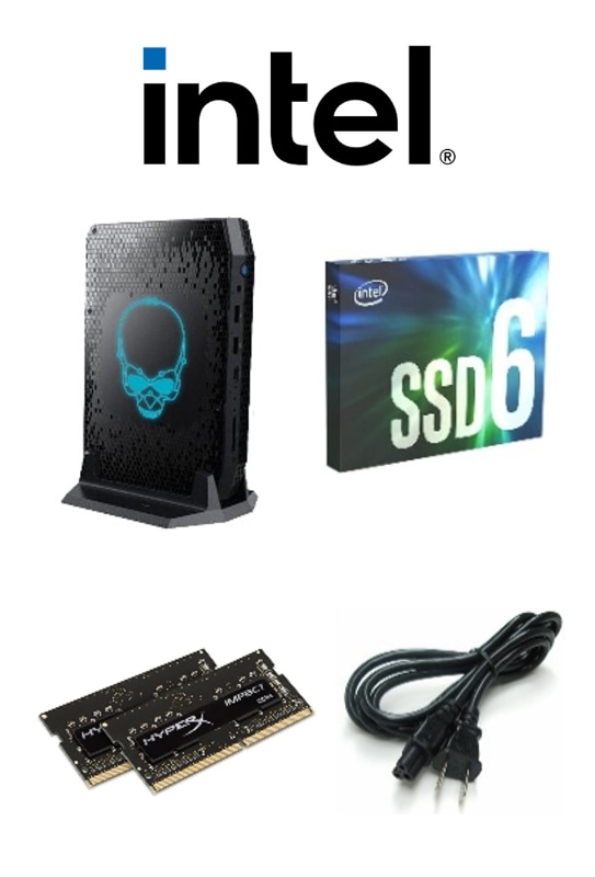 ・インテル NUC 11 エンスージアスト・ミニ PC - NUC11PHKi7C(GeForce RTX 2060 搭載)<br>・インテル SSD 660p 1TB<br>・Kingston HX432S20IB2K2/16