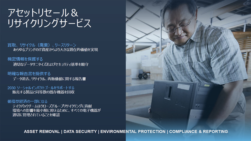 アセットリセール&リサイクリングサービス