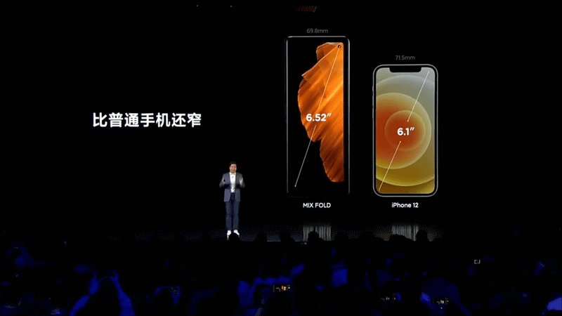 6.52型のディスプレイも搭載し、折りたたんだ状態でも使える