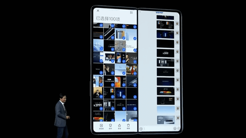 左右で別々のアプリを表示し、ドラッグ&ドロップですぐに使える