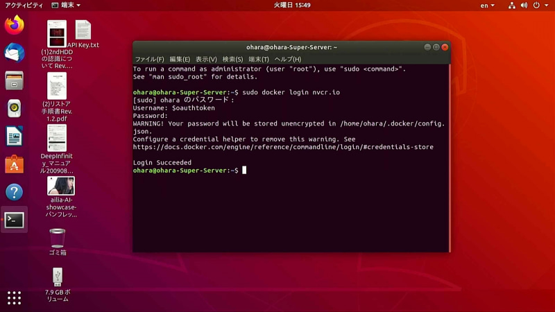 賢明な方はおわかりかと思うが、筆者はAPI Keyの入ったテキストファイルをUSBメモリ経由でコピーするという手間をかける羽目になった