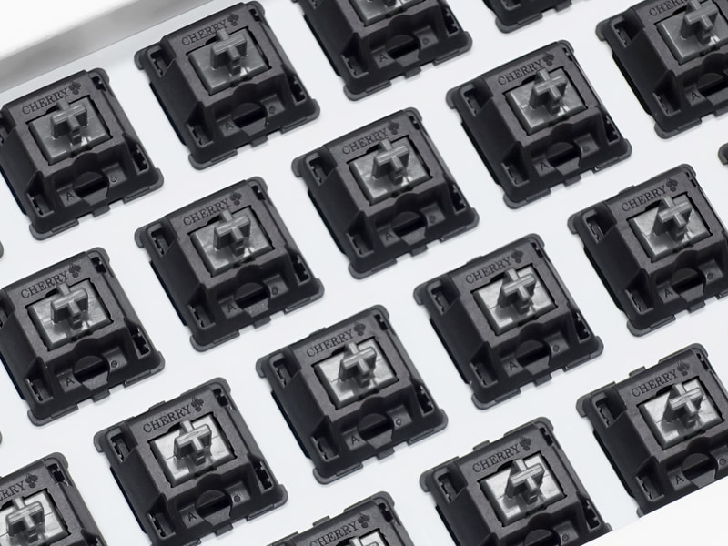 こちらはテンキーレスの直販専用かななしキーキャップ仕様モデル