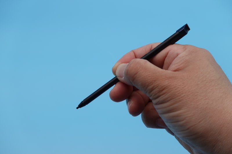 手に持ったところ