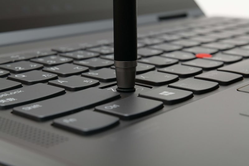 キーストロークは1.5mm