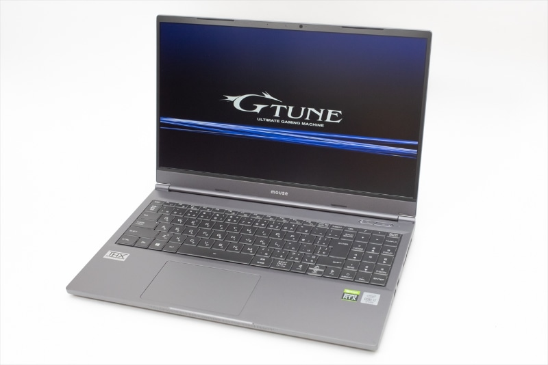 15.6型ゲーミングノート「G-Tune E5-165」。直販価格は19万7,780円